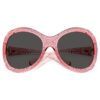 Lunettes de soleil oversize, forme œil-de-chat, Sk6052, rose