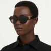 Lunettes de soleil rondes, marron Lunettes de soleil rondes, marron