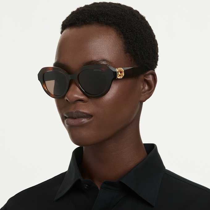 Lunettes de soleil rondes, marron Lunettes de soleil rondes, marron
