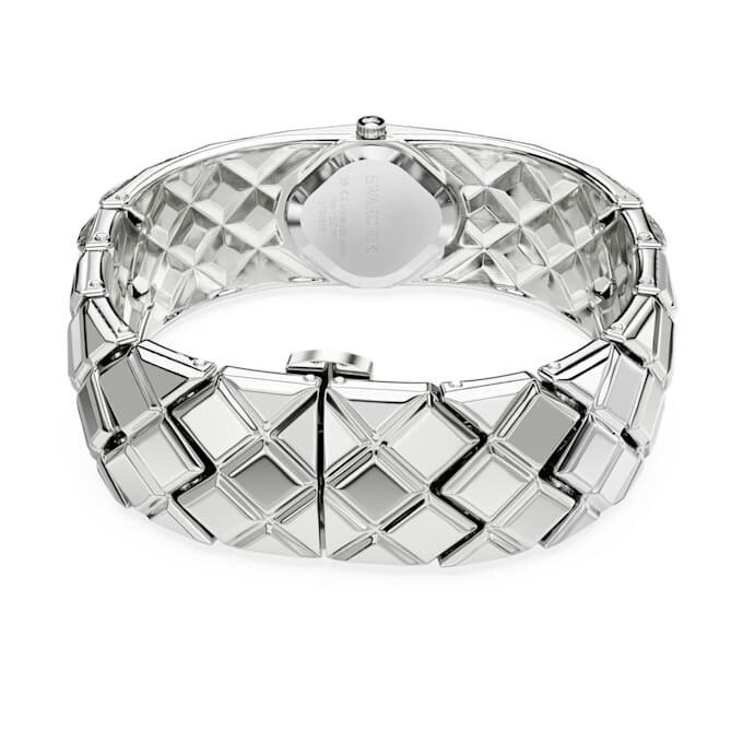 Montre-bracelet Curiosa à bracelet en cristaux, ton argenté, acier inoxydable Montre-bracelet Curiosa à bracelet en cristaux, ton argenté, acier inoxydable