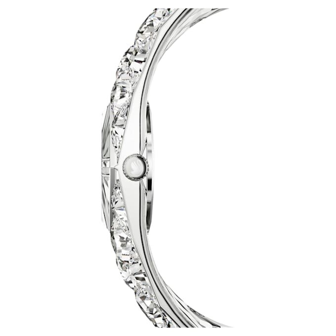 Montre-bracelet Curiosa à bracelet en cristaux, ton argenté, acier inoxydable Montre-bracelet Curiosa à bracelet en cristaux, ton argenté, acier inoxydable