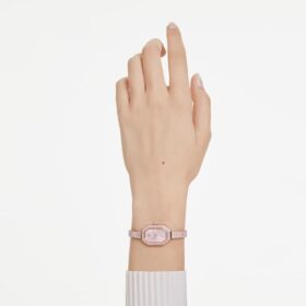 Montre-bracelet Dextera « Swiss Made », bracelet en métal, rose, plaqué or rose