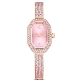 Montre-bracelet Dextera « Swiss Made », bracelet en métal, rose, plaqué or rose