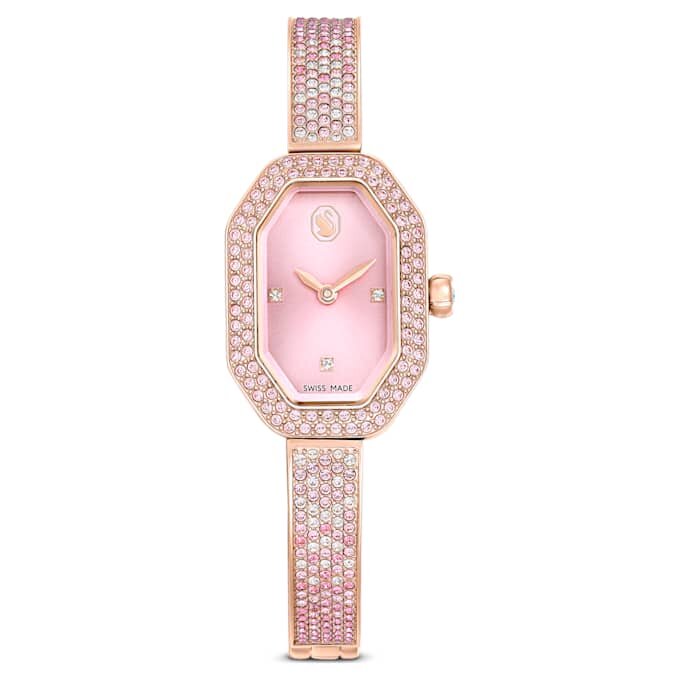 Montre-bracelet Dextera « Swiss Made », bracelet en métal, rose, plaqué or rose Montre-bracelet Dextera « Swiss Made », bracelet en métal, rose, plaqué or rose