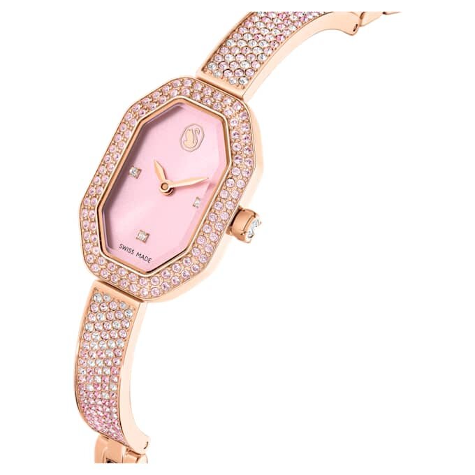 Montre-bracelet Dextera « Swiss Made », bracelet en métal, rose, plaqué or rose Montre-bracelet Dextera « Swiss Made », bracelet en métal, rose, plaqué or rose