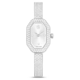 Montre-bracelet Dextera « Swiss Made », bracelet en métal, teinte argentée, acier inoxydable