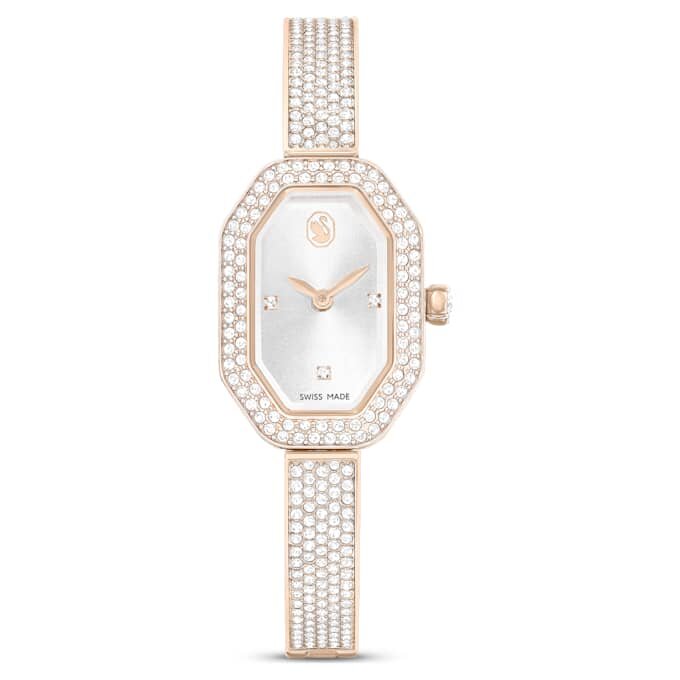 Montre-bracelet Dextera « Swiss Made », bracelet en métal, teinte or, finition champagne Montre-bracelet Dextera « Swiss Made », bracelet en métal, teinte or, finition champagne