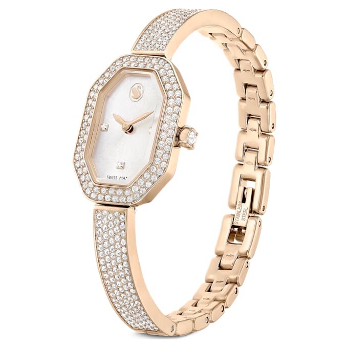Montre-bracelet Dextera « Swiss Made », bracelet en métal, teinte or, finition champagne Montre-bracelet Dextera « Swiss Made », bracelet en métal, teinte or, finition champagne