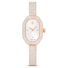 Montre-bracelet Dextera « Swiss Made », bracelet en métal, teinte or rose, finition teinte or rose