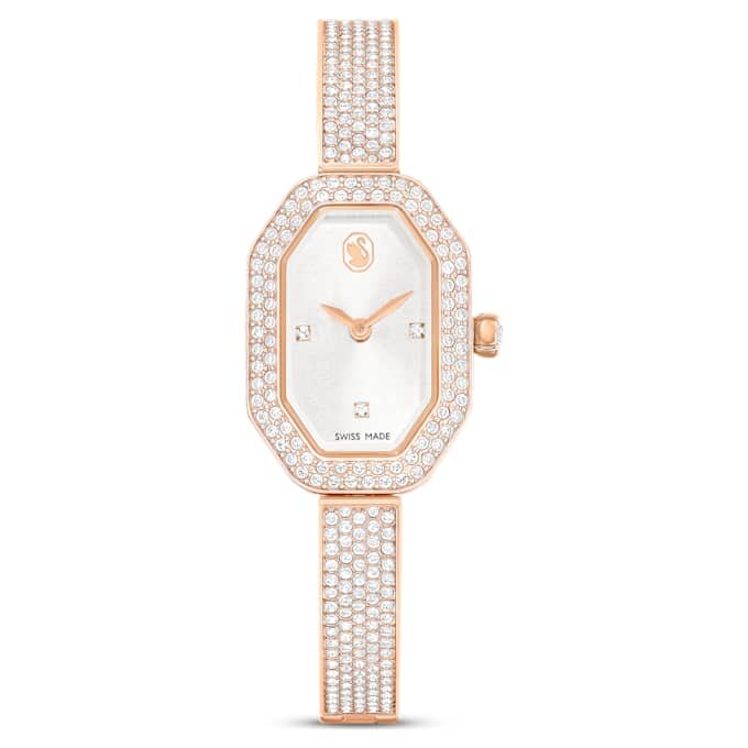 Montre-bracelet Dextera « Swiss Made », bracelet en métal, teinte or rose, finition teinte or rose Montre-bracelet Dextera « Swiss Made », bracelet en métal, teinte or rose, finition teinte or rose
