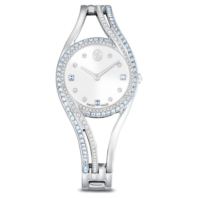 Montre-bracelet Hyperbola « Swiss Made », bracelet en métal, bleu, acier inoxydable Montre-bracelet Hyperbola « Swiss Made », bracelet en métal, bleu, acier inoxydable