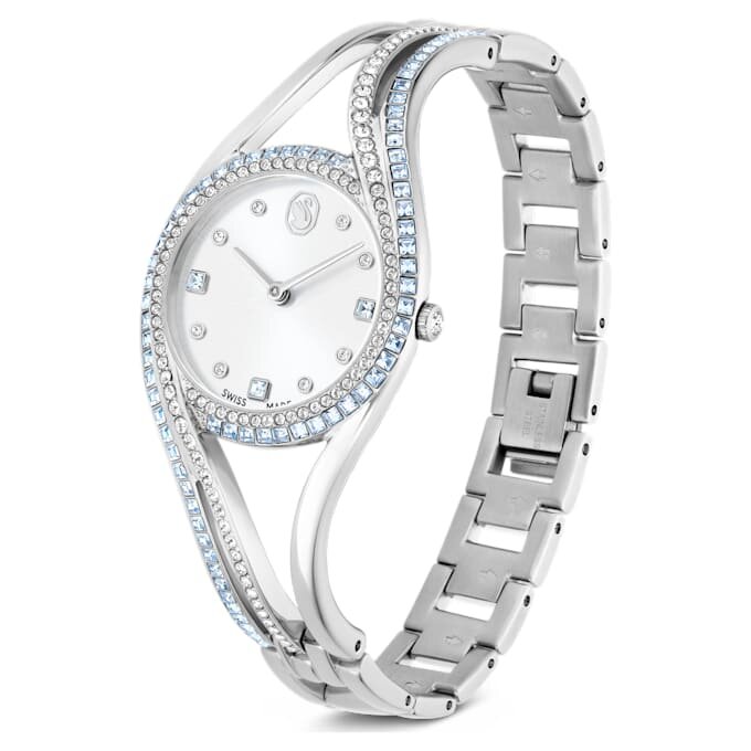 Montre-bracelet Hyperbola « Swiss Made », bracelet en métal, bleu, acier inoxydable Montre-bracelet Hyperbola « Swiss Made », bracelet en métal, bleu, acier inoxydable