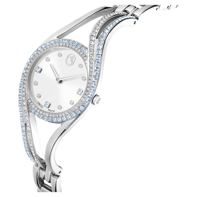 Montre-bracelet Hyperbola « Swiss Made », bracelet en métal, bleu, acier inoxydable Montre-bracelet Hyperbola « Swiss Made », bracelet en métal, bleu, acier inoxydable
