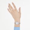 Montre-bracelet Hyperbola « Swiss Made », bracelet en métal, teinte argentée, acier inoxydable Montre-bracelet Hyperbola « Swiss Made », bracelet en métal, teinte argentée, acier inoxydable