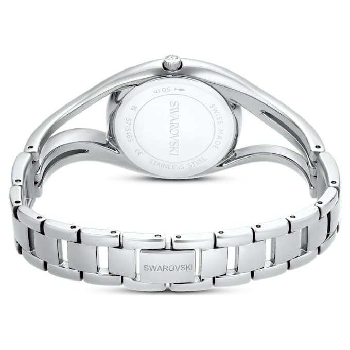 Montre-bracelet Hyperbola « Swiss Made », bracelet en métal, teinte argentée, acier inoxydable Montre-bracelet Hyperbola « Swiss Made », bracelet en métal, teinte argentée, acier inoxydable