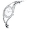 Montre-bracelet Hyperbola « Swiss Made », bracelet en métal, teinte argentée, acier inoxydable Montre-bracelet Hyperbola « Swiss Made », bracelet en métal, teinte argentée, acier inoxydable