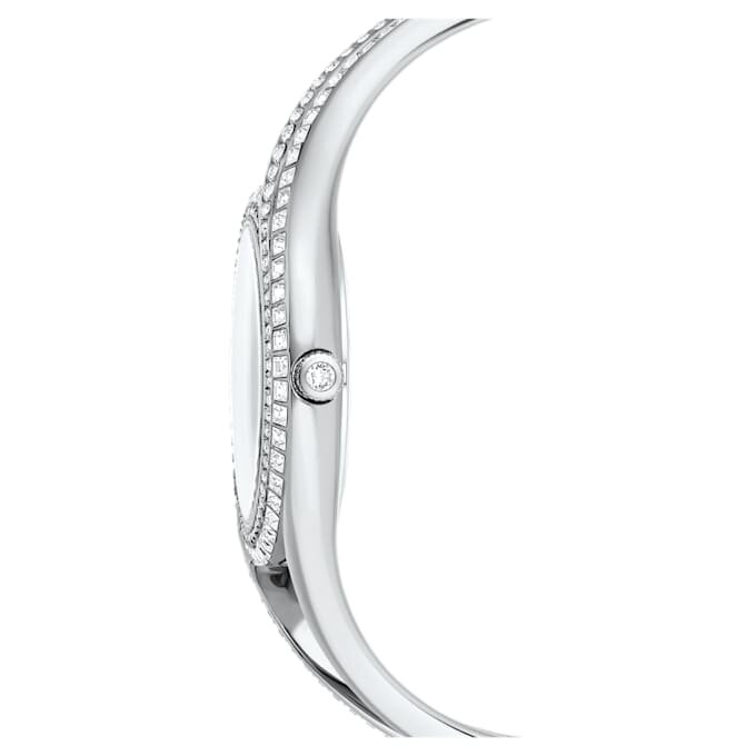 Montre-bracelet Hyperbola « Swiss Made », bracelet en métal, teinte argentée, acier inoxydable Montre-bracelet Hyperbola « Swiss Made », bracelet en métal, teinte argentée, acier inoxydable