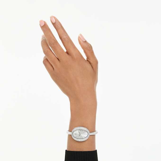 Montre-bracelet Imber « Swiss Made », bracelet en métal, teinte argentée, acier inoxydable Montre-bracelet Imber « Swiss Made », bracelet en métal, teinte argentée, acier inoxydable