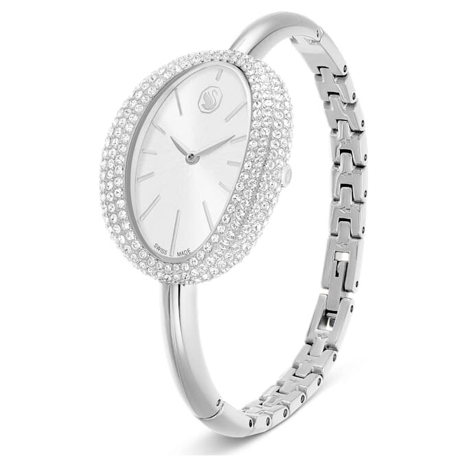 Montre-bracelet Imber « Swiss Made », bracelet en métal, teinte argentée, acier inoxydable Montre-bracelet Imber « Swiss Made », bracelet en métal, teinte argentée, acier inoxydable