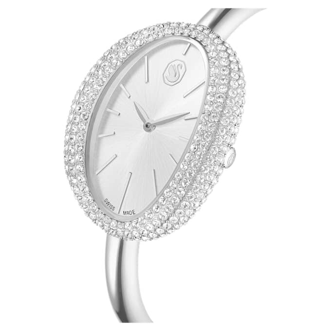 Montre-bracelet Imber « Swiss Made », bracelet en métal, teinte argentée, acier inoxydable Montre-bracelet Imber « Swiss Made », bracelet en métal, teinte argentée, acier inoxydable