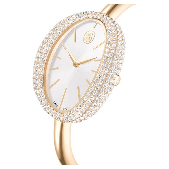 Montre-bracelet Imber « Swiss Made », bracelet en métal, teinte dorée, finition dorée champagne Montre-bracelet Imber « Swiss Made », bracelet en métal, teinte dorée, finition dorée champagne