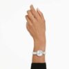 Montre-bracelet Matrix Pearl « Swiss Made », bracelet en cristaux, blanc, acier inoxydable Montre-bracelet Matrix Pearl « Swiss Made », bracelet en cristaux, blanc, acier inoxydable