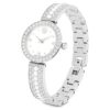 Montre-bracelet Matrix Pearl « Swiss Made », bracelet en cristaux, blanc, acier inoxydable Montre-bracelet Matrix Pearl « Swiss Made », bracelet en cristaux, blanc, acier inoxydable