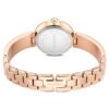 Montre-bracelet Matrix Pearl « Swiss Made », bracelet en cristaux, noir, finition ton or rose Montre-bracelet Matrix Pearl « Swiss Made », bracelet en cristaux, noir, finition ton or rose