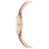 Montre-bracelet Matrix Pearl « Swiss Made », bracelet en cristaux, noir, finition ton or rose Montre-bracelet Matrix Pearl « Swiss Made », bracelet en cristaux, noir, finition ton or rose