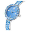Montre-bracelet Matrix « Swiss Made », bracelet à cristaux, bleu, acier inoxydable Montre-bracelet Matrix « Swiss Made », bracelet à cristaux, bleu, acier inoxydable