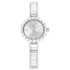 Montre-bracelet Matrix « Swiss Made », bracelet en cristaux, blanc, acier inoxydable Montre-bracelet Matrix « Swiss Made », bracelet en cristaux, blanc, acier inoxydable