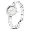 Montre-bracelet Matrix « Swiss Made », bracelet en cristaux, blanc, acier inoxydable Montre-bracelet Matrix « Swiss Made », bracelet en cristaux, blanc, acier inoxydable