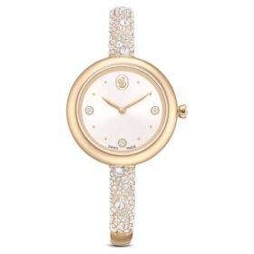 Montre-bracelet Sublima « Swiss Made », bracelet en métal, teinte or, finition champagne doré
