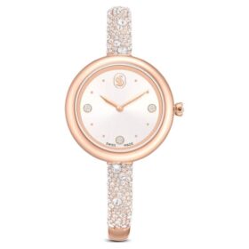 Montre-bracelet Sublima « Swiss Made », bracelet en métal, teinte or rose, finition teinte or rose