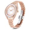 Montre Crystalline Aura « Swiss Made », bracelet en métal, teinte or rose, finition teinte or rose Montre Crystalline Aura « Swiss Made », bracelet en métal, teinte or rose, finition teinte or rose