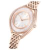 Montre Crystalline Aura « Swiss Made », bracelet en métal, teinte or rose, finition teinte or rose Montre Crystalline Aura « Swiss Made », bracelet en métal, teinte or rose, finition teinte or rose