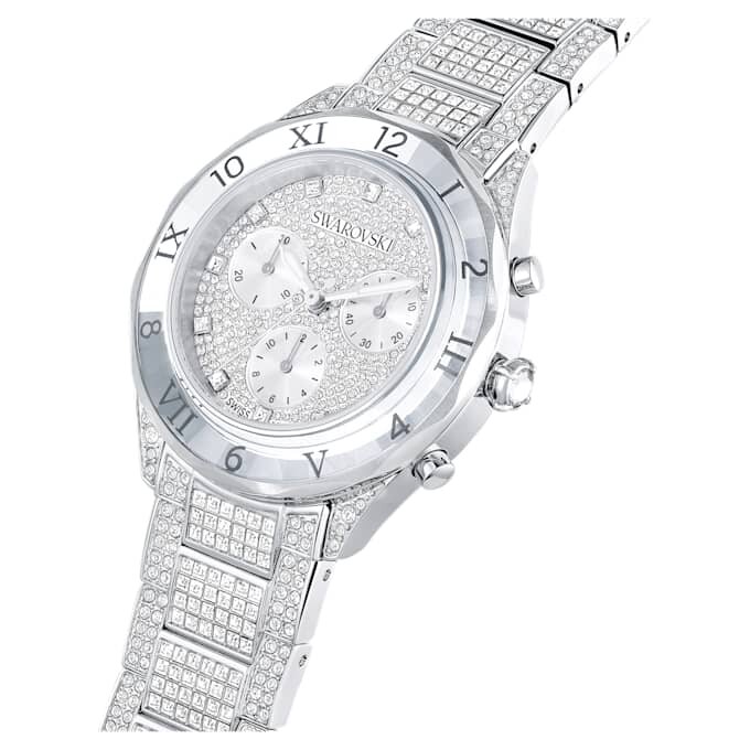 Montre Dextera Lux « Swiss Made », bracelet en métal, teinte argentée, acier inoxydable Montre Dextera Lux « Swiss Made », bracelet en métal, teinte argentée, acier inoxydable