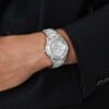 Montre Dextera Lux « Swiss Made », bracelet en métal, teinte argentée, acier inoxydable Montre Dextera Lux « Swiss Made », bracelet en métal, teinte argentée, acier inoxydable