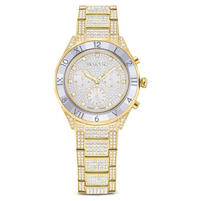 Montre Dextera Lux « Swiss Made », bracelet en métal, teinte dorée, finition dorée Montre Dextera Lux « Swiss Made », bracelet en métal, teinte dorée, finition dorée