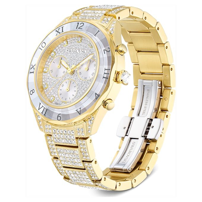 Montre Dextera Lux « Swiss Made », bracelet en métal, teinte dorée, finition dorée Montre Dextera Lux « Swiss Made », bracelet en métal, teinte dorée, finition dorée
