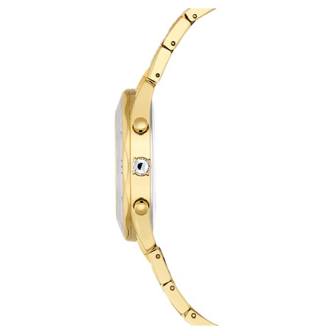 Montre Dextera Lux « Swiss Made », bracelet en métal, teinte dorée, finition dorée Montre Dextera Lux « Swiss Made », bracelet en métal, teinte dorée, finition dorée
