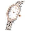 Montre Dextera Octagon « Swiss Made », bracelet en métal, finition argentée et dorée rose Montre Dextera Octagon « Swiss Made », bracelet en métal, finition argentée et dorée rose