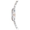 Montre Dextera Octagon « Swiss Made », bracelet en métal, finition argentée et dorée rose Montre Dextera Octagon « Swiss Made », bracelet en métal, finition argentée et dorée rose