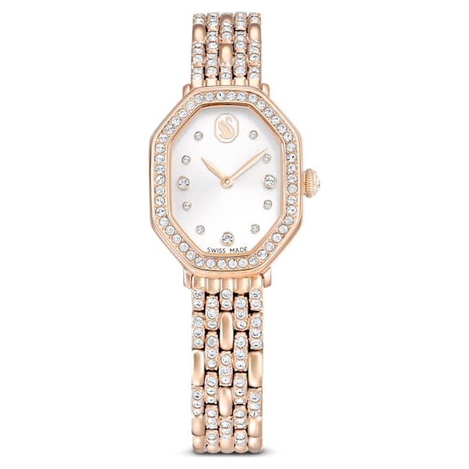Montre Dextera Octagon « Swiss Made », bracelet en métal, teinte or, finition or rose Montre Dextera Octagon « Swiss Made », bracelet en métal, teinte or, finition or rose