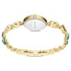 Montre Gema à bracelet en cristaux, teinte dorée, finition dorée