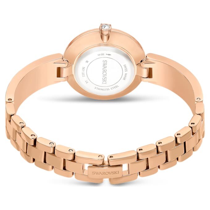 Montre Illumina Swiss Made, bracelet en métal, finition or rose Montre Illumina Swiss Made, bracelet en métal, finition or rose