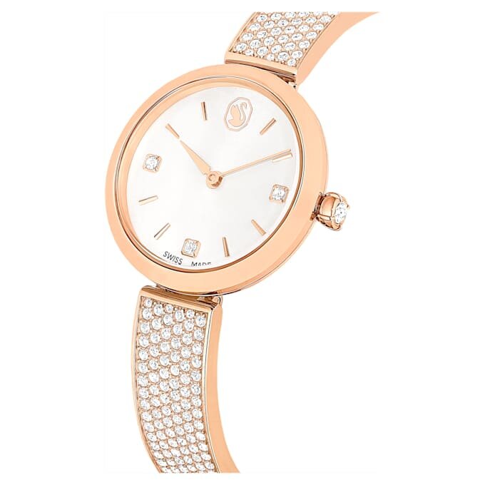 Montre Illumina Swiss Made, bracelet en métal, finition or rose Montre Illumina Swiss Made, bracelet en métal, finition or rose