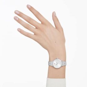 Montre Imber Swiss Made, bracelet en métal, teinte argentée, acier inoxydable