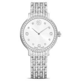 Montre Imber Swiss Made, bracelet en métal, teinte argentée, acier inoxydable