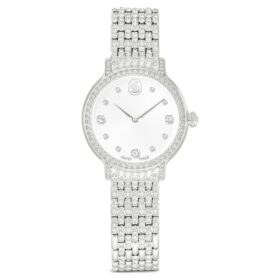 Montre Imber Swiss Made, bracelet en métal, teinte argentée, acier inoxydable
